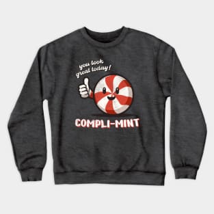 Compli-mint - Peppermint Pun Vintage Crewneck Sweatshirt